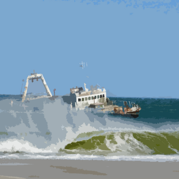 Ship wreck, Namibia